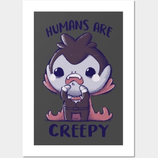 Creepy Humans Posters and Art